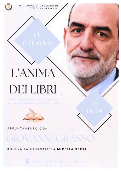 L' ANIMA DEI LIBRI _ Tre venerdì letterari a Magiano in Toscana