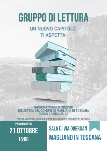 GRUPPO DI LETTURA - UN NUOVO CAPITOLO TI ASPETTA GRUPPO DI LETTURA - UN NUOVO CAPITOLO TI ASPETTA