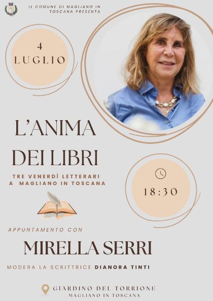 L'Anima dei libri - Tre Venerdi' letterari a Magliano in Toscana L'Anima dei libri - Tre Venerdi' letterari a Magliano in Toscana