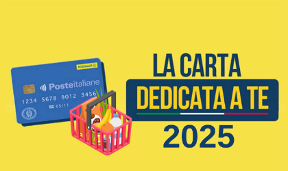 Carta dedicata a te 2025