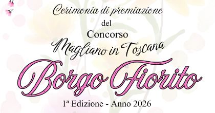 Cerimonia di premiazione del concorso “Borgo Fiorito”- Anno 2026