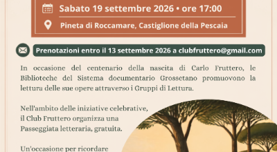 PASSEGGIATA LETTERARIA - FRUTTERO