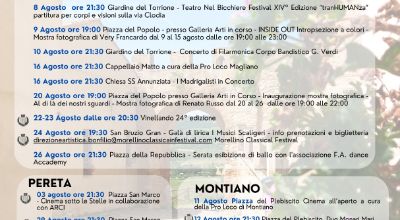 EVENTI AGOSTO 2025