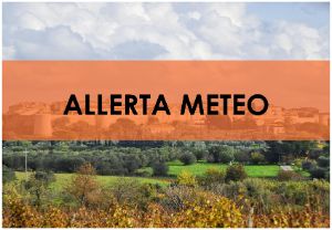 ALLERTA METEO ARANCIONE