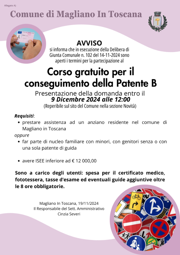 FOTO corso patente