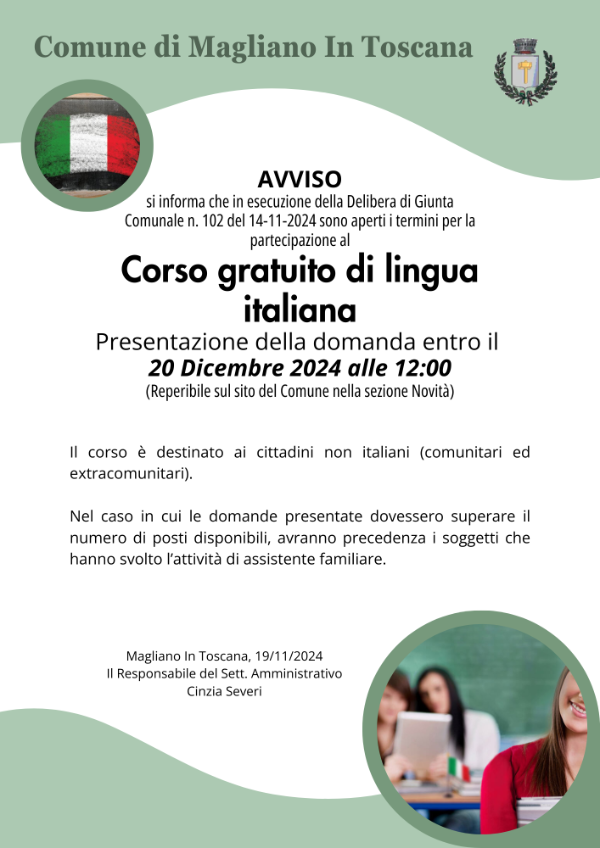FOTO - corso lingua italiana