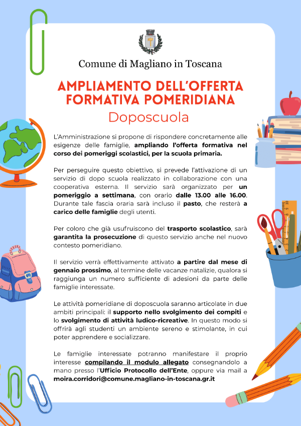 Doposcuola 2025