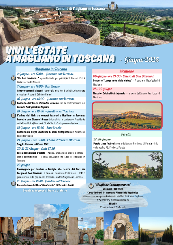 eventi estivi giugno 2025