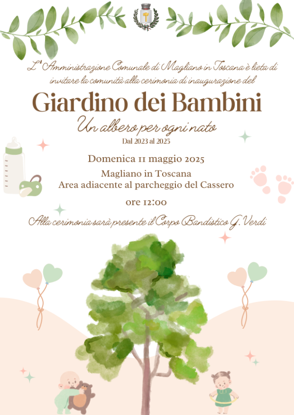 Inaugurazione Giardino dei Bambini